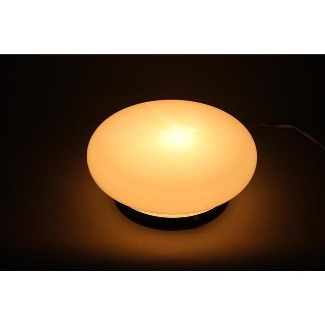 Glass Flushmount Light, Czechoslovakia, 1970s For Sale - Image 11 of 12