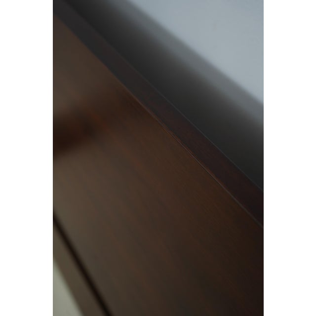 Henkel Harris Mahogany Queen Size Pencil Poster Bed For Sale - Image 13 of 16