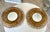 Pair Gilt Metal Eyelash Sunburst Convex Wall Mirrors For Sale - Image 4 of 18