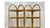 Vintage Coastal Arched Folding Rattan Etagere For Sale - Image 11 of 12