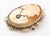 Vintage Carved Shell Cameo Gold and Diamond Pin For Sale - Image 4 of 6