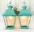 Elegant pair of solid brass hanging lanterns, exuding timeless charm and robust quality. These substantial lanterns boast...