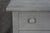 Antique Late Victorian Panelled Oak Gray Blue Painted Chest of Drawers Boho Chic For Sale - Image 4 of 12