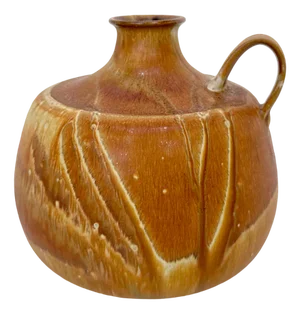 Jar-Shaped Studio Ceramic Art Vase by Renate & Hans Heckmann, Germany, 1960s