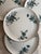 English 1960s Pickard Ravenswood 10.25 Inch Dinner Plates Green Floral - Set of Four (4) For Sale - Image 3 of 11