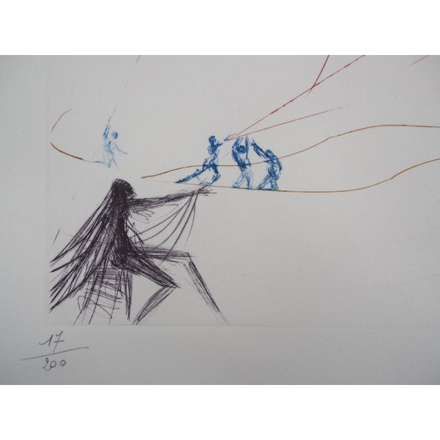 Salvador Dali, The Flying Dutchman, Original Engraving For Sale - Image 5 of 9
