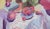 Vibrant watercolor still life of primroses and fruit by Les (Leslie Luverne) Anderson (American, 1928-2009). Signed "Les...