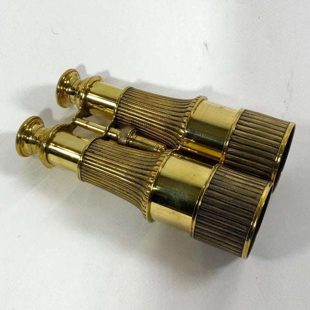 Solid Brass Marine Binoculars For Sale In Boston - Image 6 of 7
