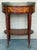 Early 20th Century Early 20th Century Pair of Louis XV Oval Bouillotte Shape Nightstands with Drawer and Low Shelve For Sale - Image 5 of 18