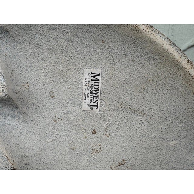 Vintage Midwest Taiwan Painted Swan Doorstop/Bookend For Sale In Orlando - Image 6 of 9