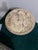 Vintage 1960s Asian Faux-Ivory Resin Opium Side Table - Intricate Relief Carving For Sale In Louisville - Image 6 of 11