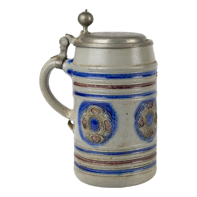 Antique 19th Century German Beer Mug For Sale