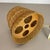 Original Rattan and Brass Table Light from Vereinigte Werkstätten, München, Germany, 1950s For Sale - Image 10 of 18