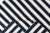 Beautiful 21st century contemporary Kilim Rug, handwoven wool in an all-over blue and white striped design. This rug...