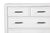 Coastal Bermuda Four-Drawer Chest - White For Sale - Image 3 of 10