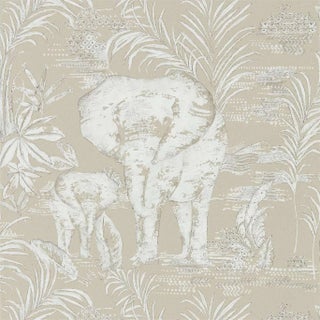 Harlequin Kinabalu Wallpaper in Linen For Sale