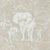 Harlequin Kinabalu Wallpaper in Linen For Sale