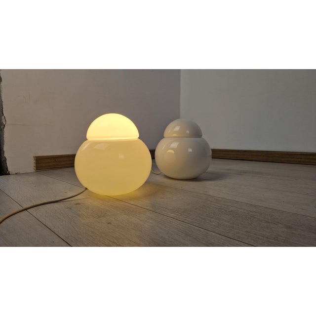 Vintage Daruma Table Lamps by Sergio Asti for Fontana Arte, 1970s, Set of 2 For Sale - Image 14 of 14