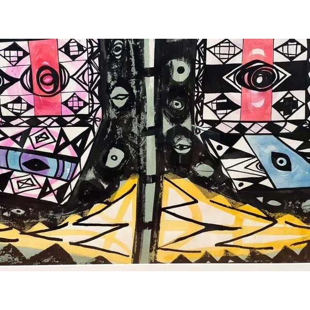 Vibrant Gouache by Rupert Picott For Sale In Los Angeles - Image 6 of 7