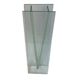 1980s Contemporary Post Modern Glass Bud Vase For Sale