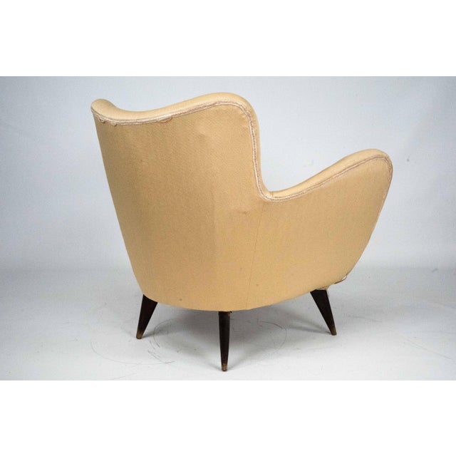 Vintage Sculptural Lounge Chair by Guglielmo Veronesi, 1950s For Sale - Image 4 of 11