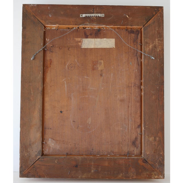 Victorian Joseph Farquharson Original Antique Scottish Manor Painting Oil on Wood For Sale - Image 3 of 3