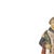 Sacred Art - Saint - 19th Century. 19th-century polychrome terracotta sculpture. Height: (total) 9 cm.