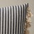 Contemporary Schumacher Mathis Ticking Stripe 16" Lumbar Pillow in Carbon For Sale - Image 3 of 5