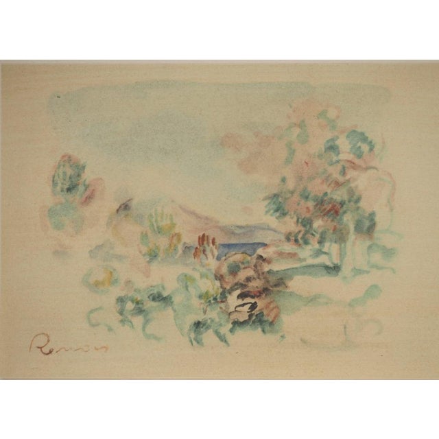 Pierre-Auguste Renoir, Cagnes, The Sea in the Distance, Lithograph For Sale - Image 6 of 6