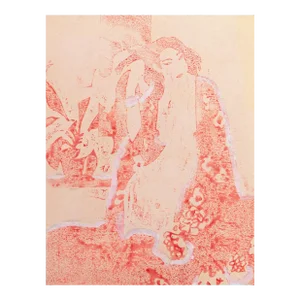 'Woman in a Kimono' by Victor Di Gesu, Paris, Louvre, Salon D'Automne, Académie Chaumière, Los Angeles County Museum of Art