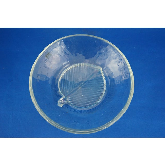 Vintage Centerpiece Emptier in Iridescent Murano Glass with Leaf by Alfredo Barbini, 1950s For Sale - Image 11 of 18