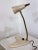1950's Atomic Fiberglass and Teak Gooseneck Table Lamp For Sale - Image 9 of 11