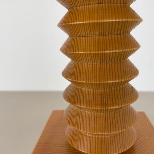 Vintage Swedish Table Lamp in Pine, 1970s For Sale - Image 16 of 18