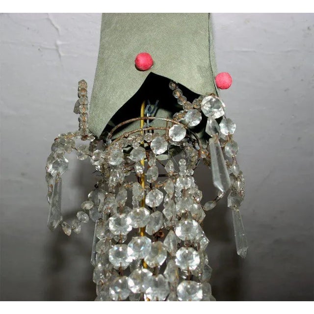Mid 19th Century Napoleon III Lustre De Fete Crystal Chandelier For Sale - Image 9 of 11