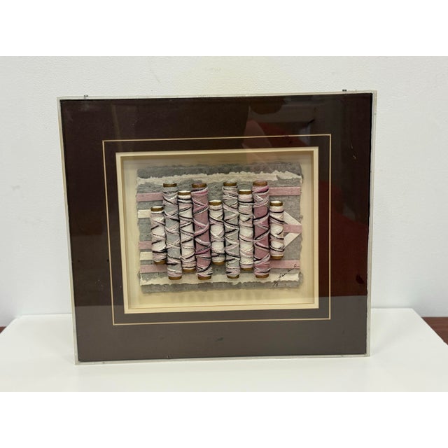 1980's Mix Media Postmodern Wall Art For Sale - Image 9 of 9