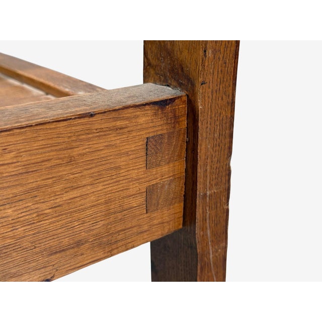 Brown Rene Gabriel, Reconstruction Era Dining Chairs, Beech Wood, France, 1940s For Sale - Image 8 of 13