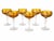 1960s Vintage Cut Amber Crystal Dinner Service by Nachtmann, Germany, 1960s, Set of 24 For Sale - Image 5 of 13