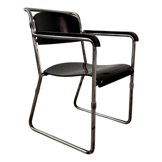 Model AR Hopmi Chair by H. F. Mertens and A. Grimmon, Netherlands, 1930s For Sale