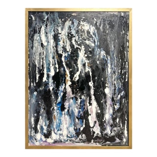 1960s Abstract Painting on Board by James L. Bruch For Sale