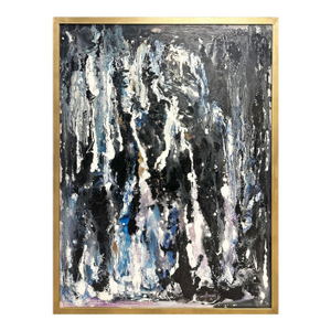 1960s Abstract Painting on Board by James L. Bruch