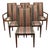 Vintage Mid Century Modern Walnut Dining Room Chairs by Dillingham - Set of 6 For Sale