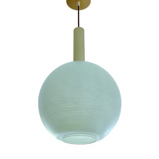 Vintage Italian Pendant Light in Glass, 1950s For Sale