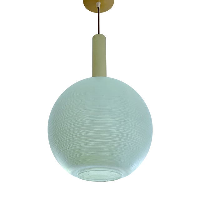 Vintage Italian Pendant Light in Glass, 1950s For Sale