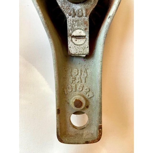 Antique Hand Crank Ice Cream Maker Bucket Freezer For Sale - Image 10 of 11