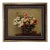 "Summer Flowers" Contemporary Still Life Reproduction Print on Canvas, Framed 25.5 x 21.5 For Sale