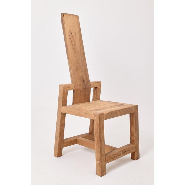 Massive Oak Chair by Logniture For Sale - Image 4 of 15
