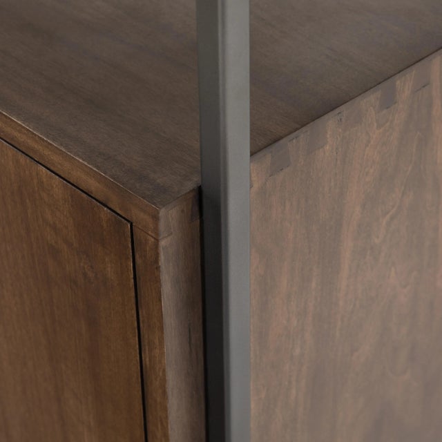 Four Hands Trey Modular Wide Bookcase, Auburn Poplar For Sale - Image 12 of 12