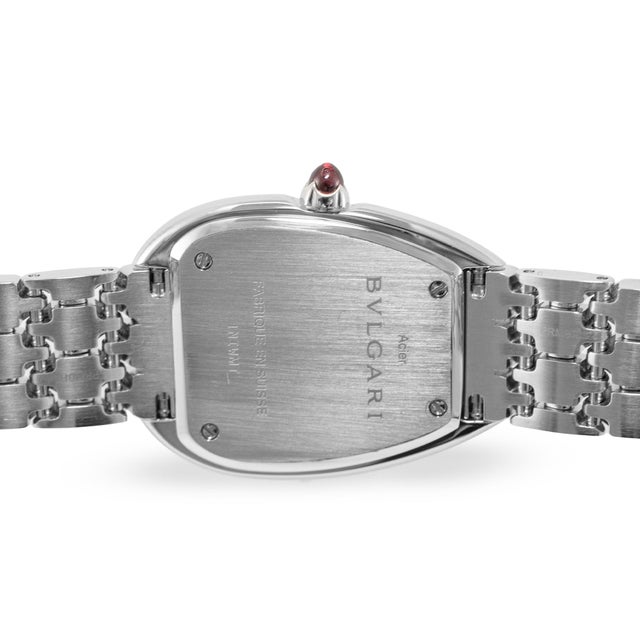 Early 21st Century Ladies Bvlgari Serpenti Seduttori 33mm 103952 Steel Black Dial Quartz Watch For Sale - Image 5 of 9