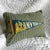 American New York Nyc Vintage Pennant on New Woven Throw Pillow For Sale - Image 3 of 4