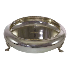 1970’s Vintage/New Mappin & Webb Centerpiece/Footed Bowl With Egg & Bead Mount